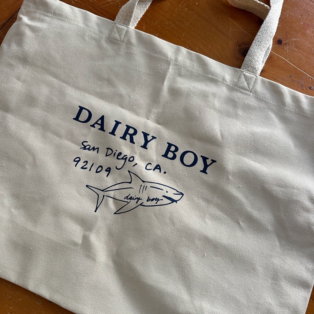 Dairy Boy |San Diego Study Break Canvas Tote Bag